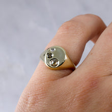 Load image into Gallery viewer, 9ct yellow gold and cinnamon diamonds
